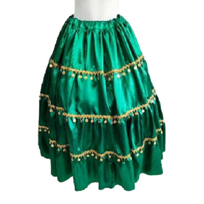 SAIA  CIG.ESMERALDA COM 6M DE RODA COM MOEDAS-sem a blusa- umbanda ----ENVIAMOS O MAIS RÁPIDO POSSÍVEL----