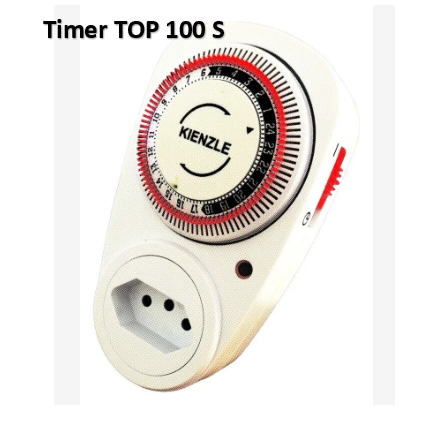 Timer Analógico De Tomada Top 100 S Bivolt Temporizador Kienzle Até 1 CV