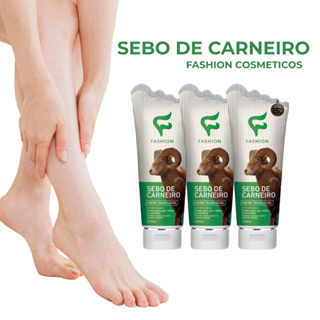 Kit 3 Creme Hidratante Sebo de Carneiro Fashion Combate Rachaduras e Pele Ressecada em Oferta na Shopee