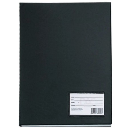 PASTA CATALOGO OFICIO PRETA 100 FLS DAC