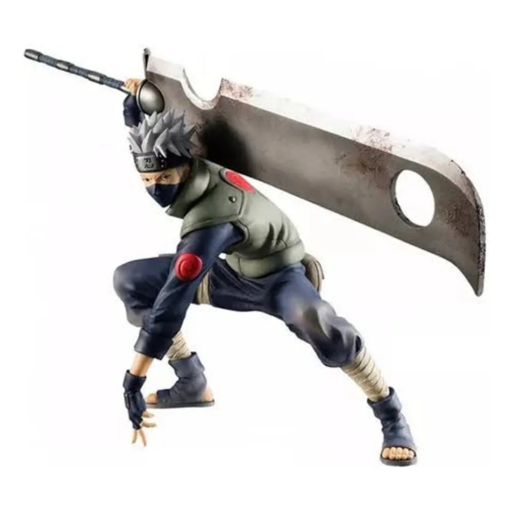 Boneco Hatake Kakashi Naruto Action Figure Miniatura