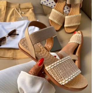 Papete Birken Sandália Rasteira Ráfia Palha com Elástico Virginia ENVIO IMEDIATO Sandalia Feminina em Oferta na Shopee