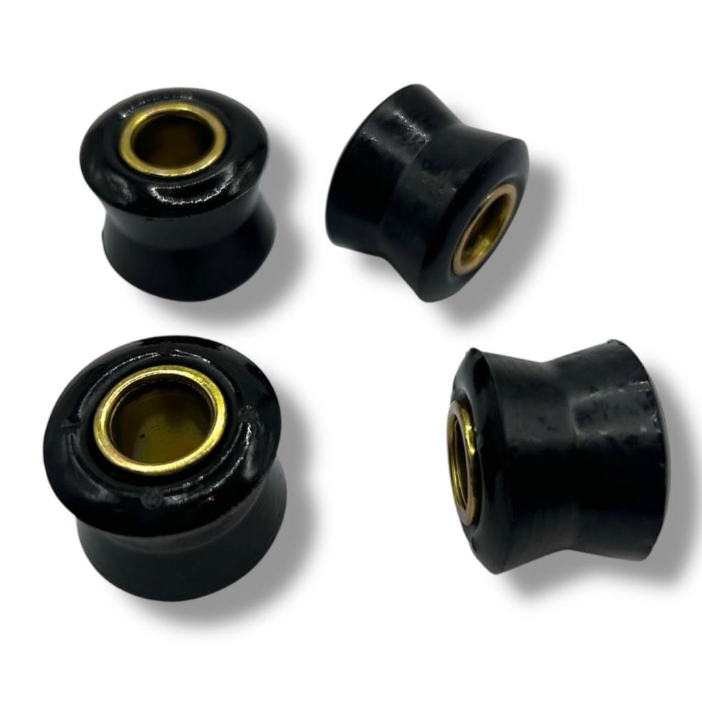 Bucha Amortecedor Traseiro Coxim Biz 100 110 125 Pop 100 110 - 4 UNIDADES