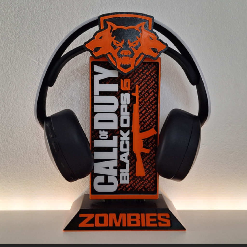 Suporte Headphone Gamer Call of Duty Black Ops Headset
