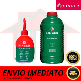 Óleo Singer Lubrificante Multiuso 100ml e 1 litro Kits em Oferta na Shopee