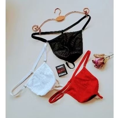 Cueca jockstrap Tailandesa / com pérolas / fio dental / sexy / massageadora / moda íntima