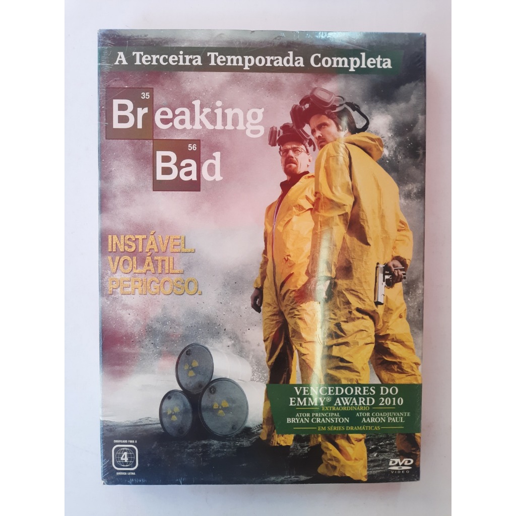 DVD: Breaking Bad - 3 Temporada Completa - LACRADO