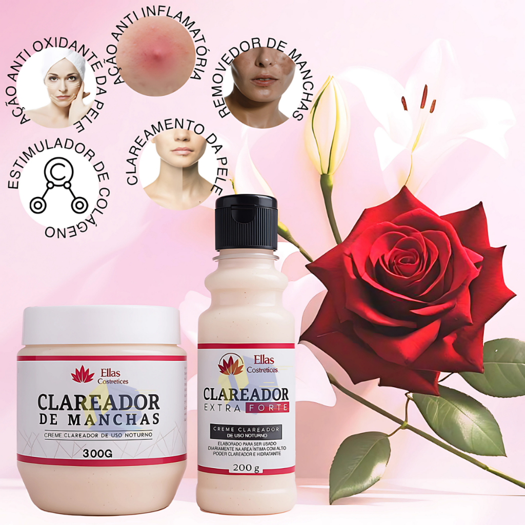 Clareador De Axila Joelho Pele Extra Forte Noturno Corporal