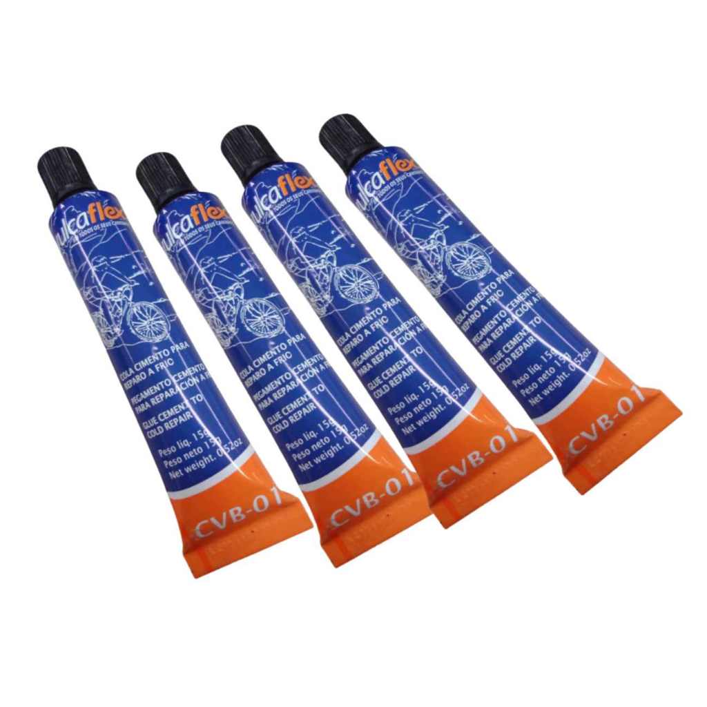 Kit 04 Colas Vulcaflex 15g Camara de Ar Bike Moto Pneu em Oferta na Shopee