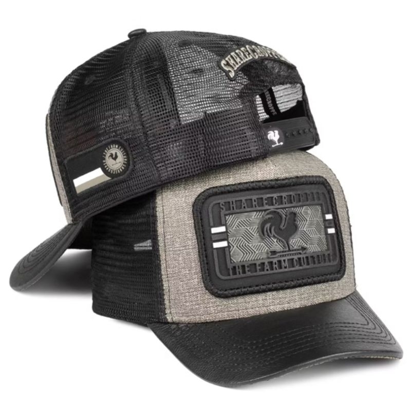 Boné Bege Country Americano Cowboy Peão Bordado Aba Curva Em Couro Diferenciado