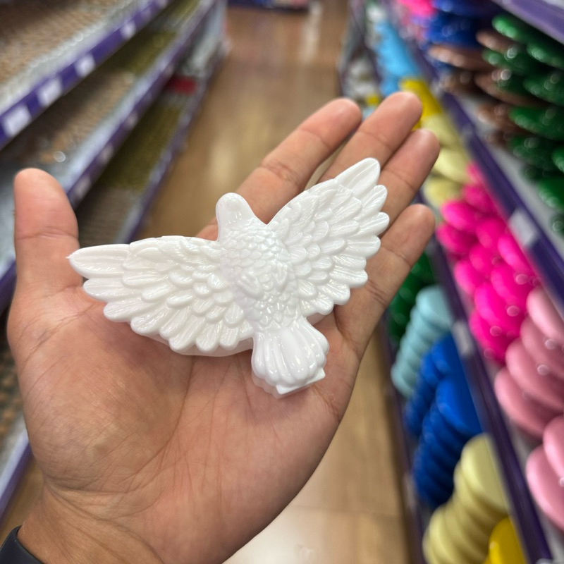 Kit 10 Baleiros Pomba Espírito Santo para Batizado, Comunhão e Festas Religiosas em Oferta na Shopee