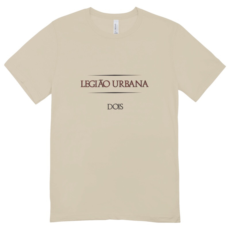 Camisetas Algodão Unissex Tshirt Legião Urbana Dois