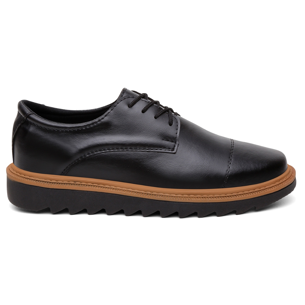 Sapato Oxford Masculino Derby Social Tratorado Sider Casual