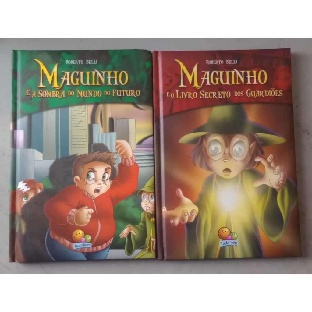 Livro  Maguinho e o Livro Secreto dos Guardiões / Maguinho e a Sombra do Mundo do Futuro