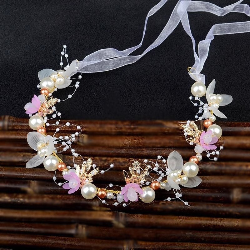 Kit 4 Tiaras Luxo Douradas com Pérolas – Acessório Infantil Casamento