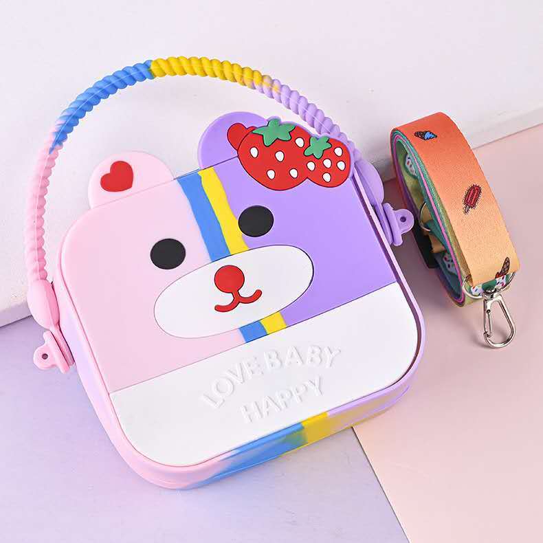 Bolsa Pop It Infantil De Silicone Portátil e Transversal