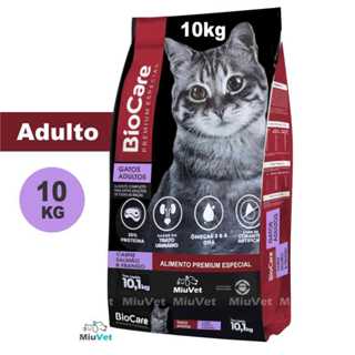 Ração Biocare 10kg Gato 30% Proteína Trato Urinário em Oferta na Shopee
