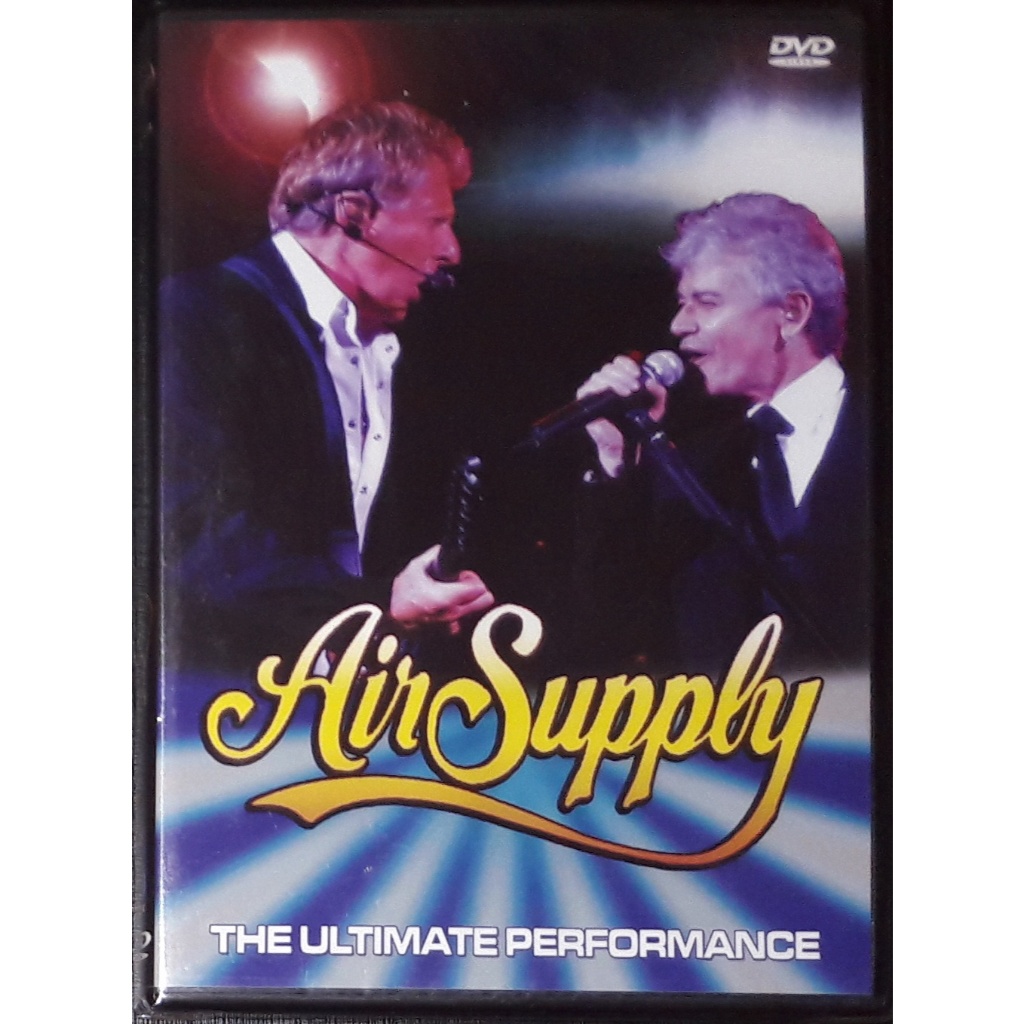 Air Supply DVD The Ultimate Performance Live Novo Lacrado 2009 Raro Anos 80 Show Ao Vivo