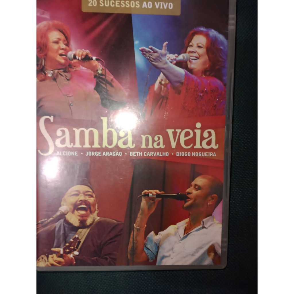 DVD Original Samba na Veia Alcione /Jorge Aragão /Beth Carvalho/Diogo Nogueira /Ler Descrição