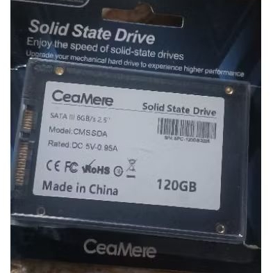 HD SSD Ceamere 120GB SATA III 2.5" Interno Rápido