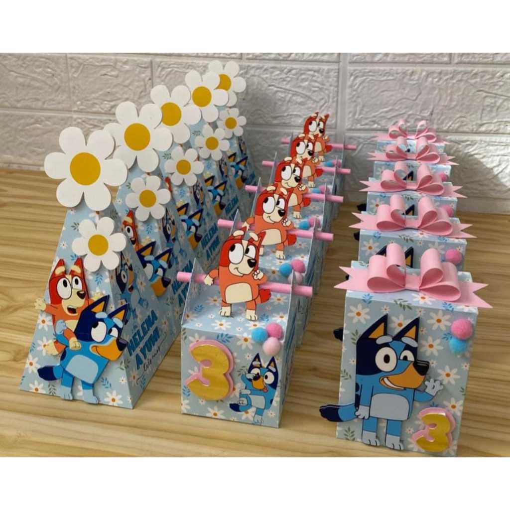 kit lembrancinha personalizada Bluey