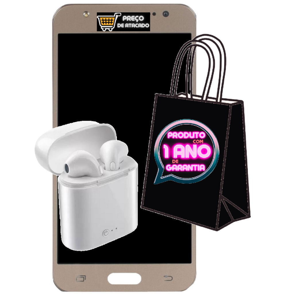 Tela Frontal Compatível Com Galaxy J5 J500 Touch Display Lcd + Full Hd + Fone Bluetooth!