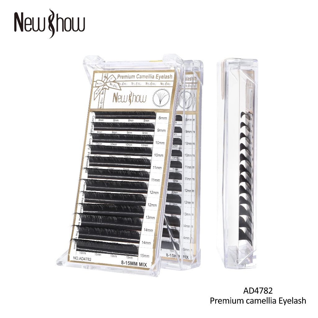 New Show Cílios Original com Selo Fio Camélia/Cílios Premium Camélia/Extensão de Cilios Alongamento em Oferta na Shopee