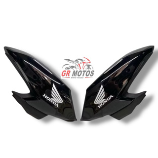 PAR DE ABAS COM COMPLEMENTOS  E PARAFUSOS MOD HONDA CG  FAN160  22/23/24 OBS  SERVE  CG FAN160 2016 até 2024 em Oferta na Shopee