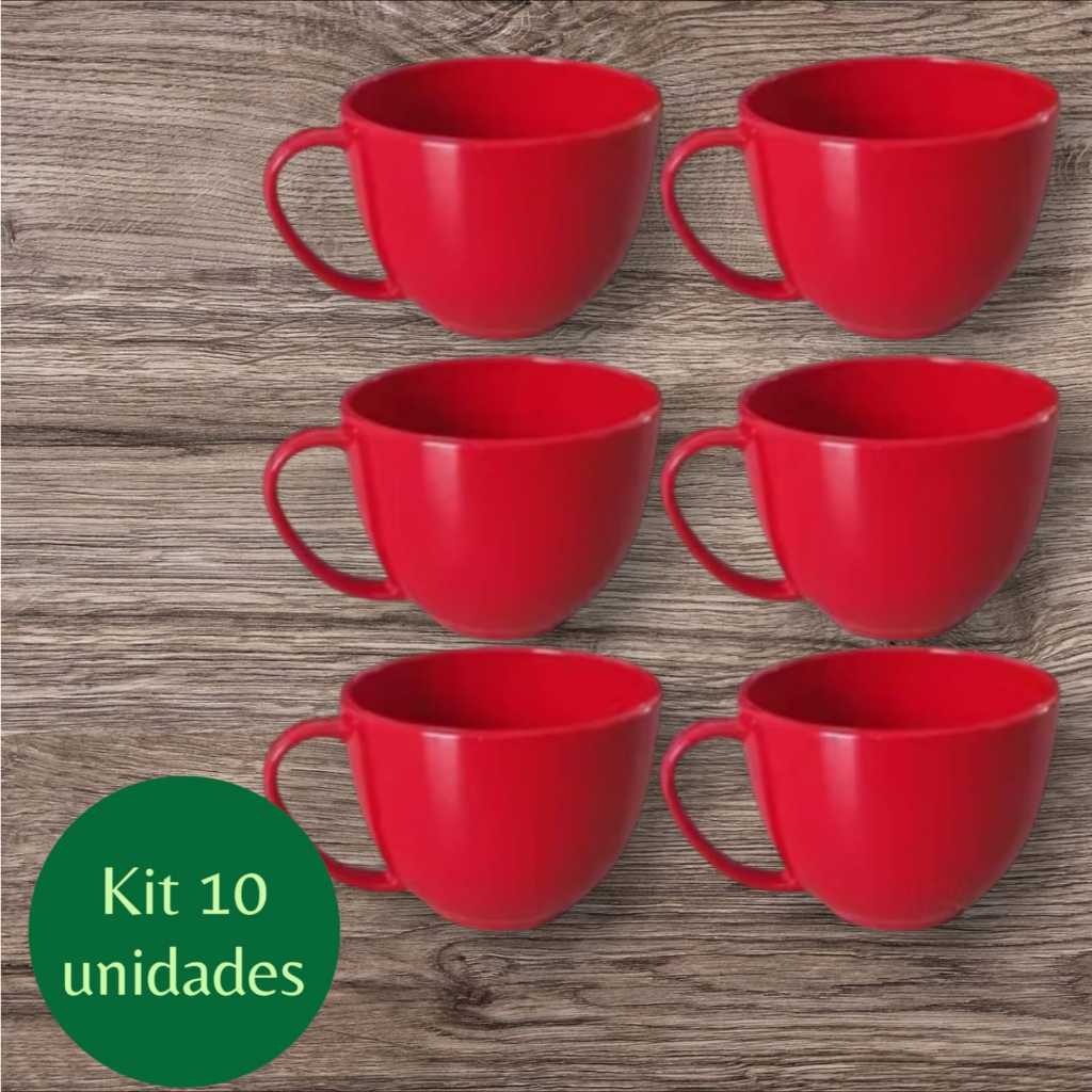Jogo de Xicara Chá/Café em Acrílico Capacidade 180 ml em Oferta na Shopee