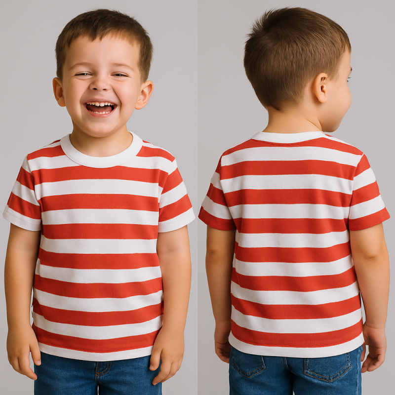 CAMISA MALANDRO FANTASIA INFANTIL ADULTO FOLIA CARNAVAL CAMISA LISTRADA MENINOS VERMELHA FESTA