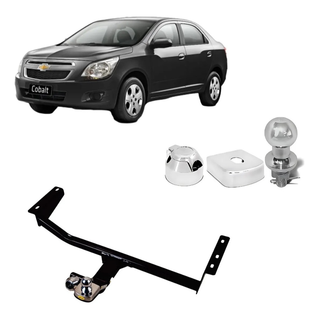 Engate Reboque Fixo Chevrolet Cobalt 2012 até 2020 700kg em Oferta na Shopee