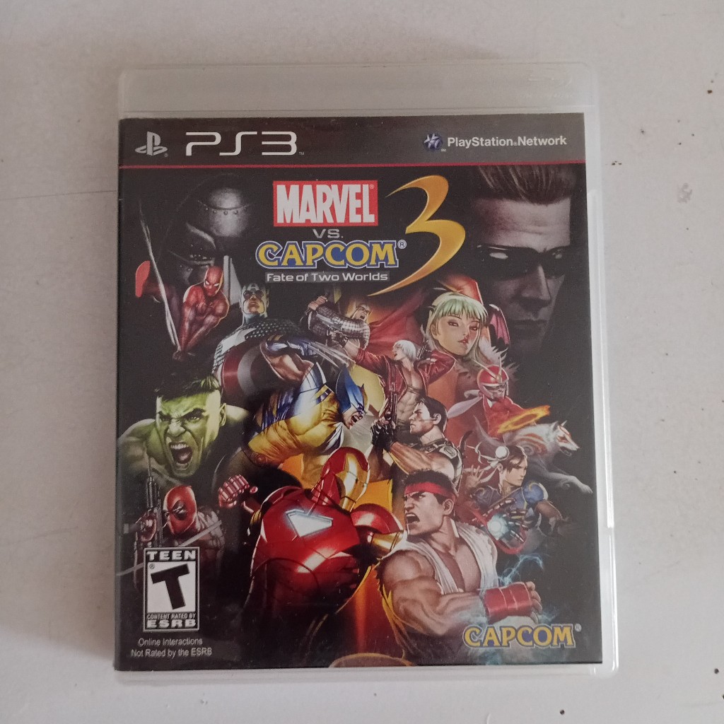 Game PS3 Marvel Vs Capcom 3 - Fate Of Two Worlds - Mídia Física
