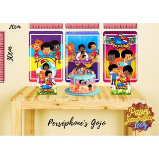 Kit é só um bolinho Tema 3 Palavrinhas em Oferta na Shopee