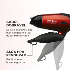 Secador Maxis Travel Mondial 1200w - Sc-10 Secador de viagem