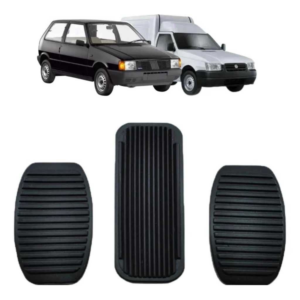 Jogo Capa De Pedal Fiat Uno Premio Elba Palio Strada Siena Fiorino