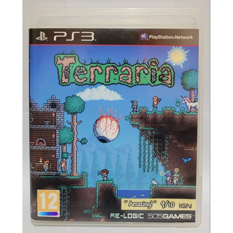 Terraria, jogo original para ps3, mídia física
