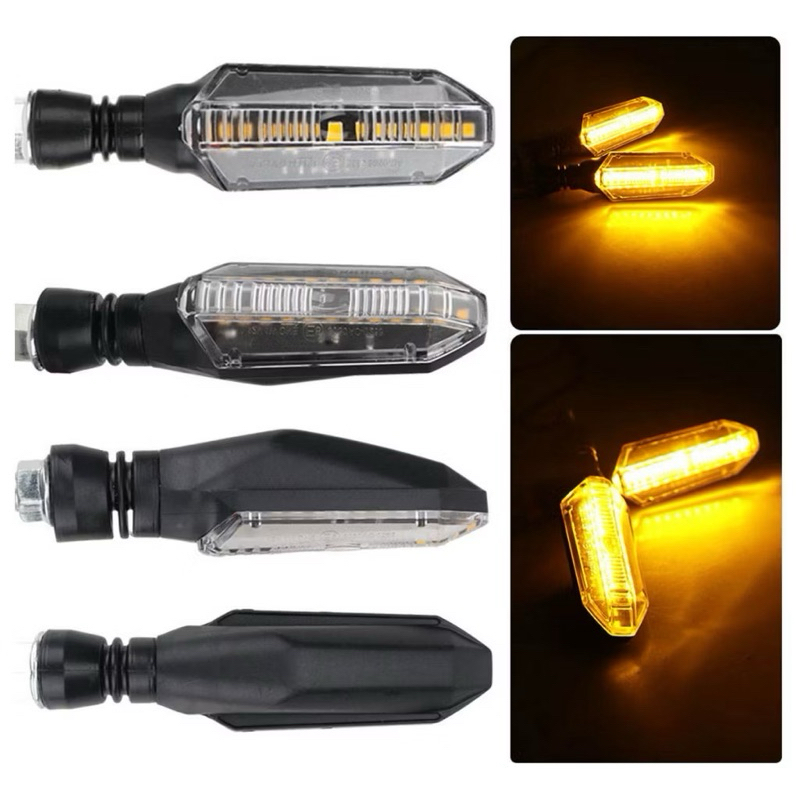 Kit Piscas Led Sequencial Moto Seta Para Moto Universal Led Fazer Cb300 Cb Hornet Xj6 Next Fan Titan Xre Lander Falcon
