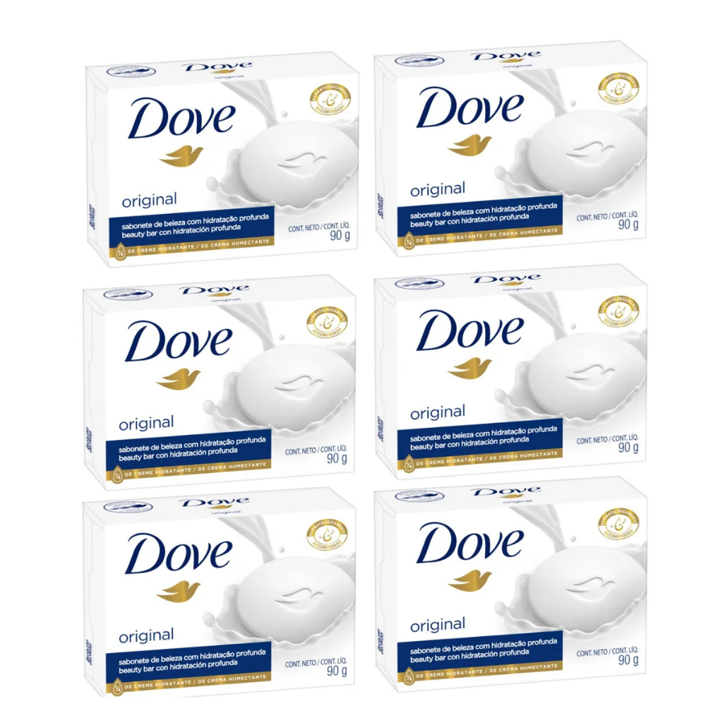 Sabonete Dove Original Em Barra - 6 Unidades