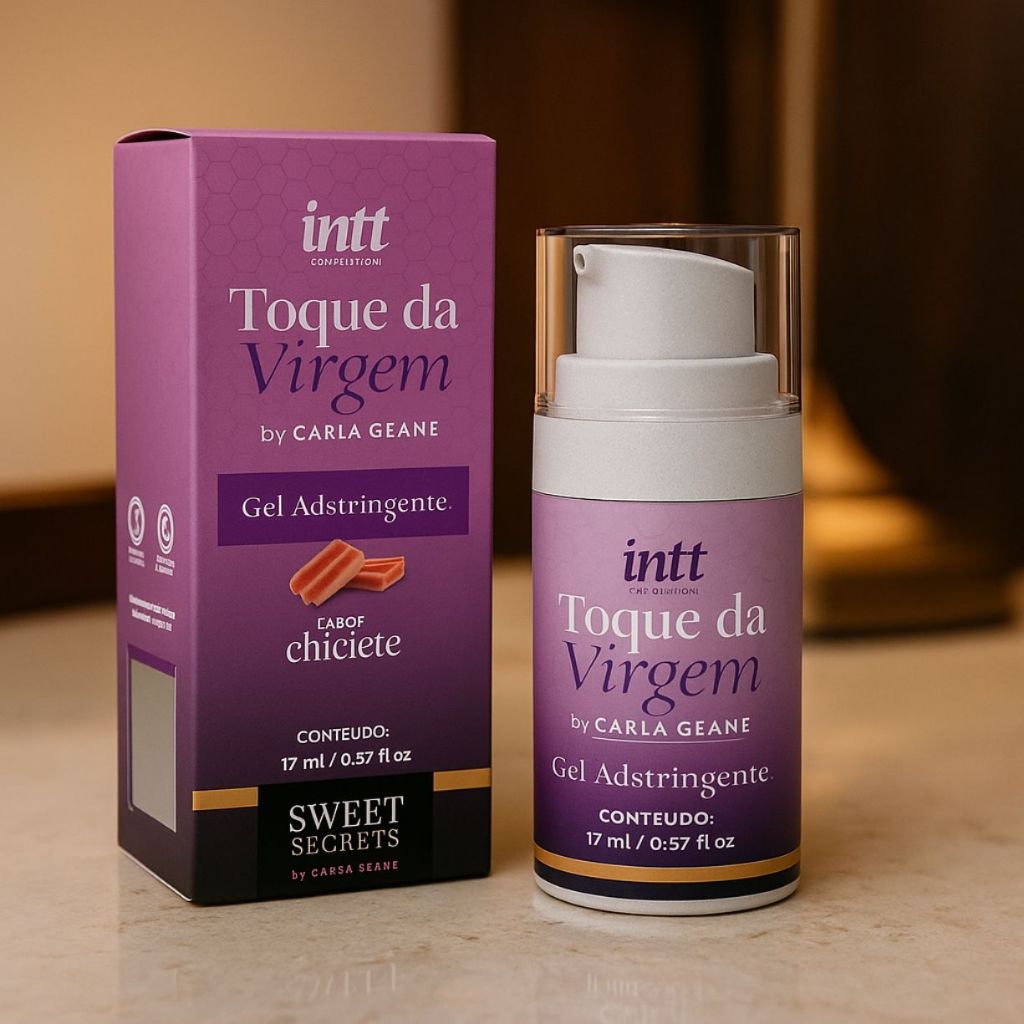 Toque da Virgem Gel Adstringente beijável Apertadinha Intt 17ml sempre virgem sabor chiclete em Oferta na Shopee