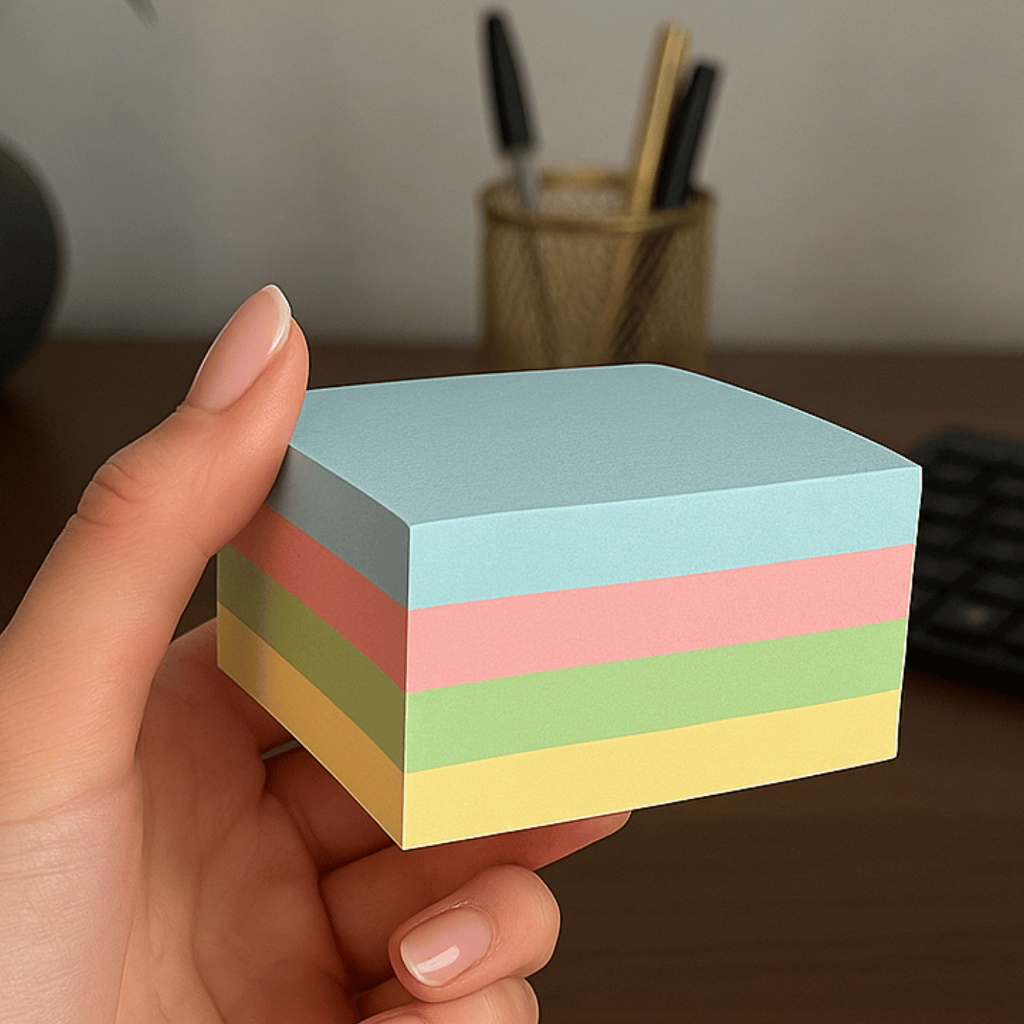 Bloco Adesivo 400 Fls 76x76mm Pasteis Sticky Notes Post Lembrete Recado