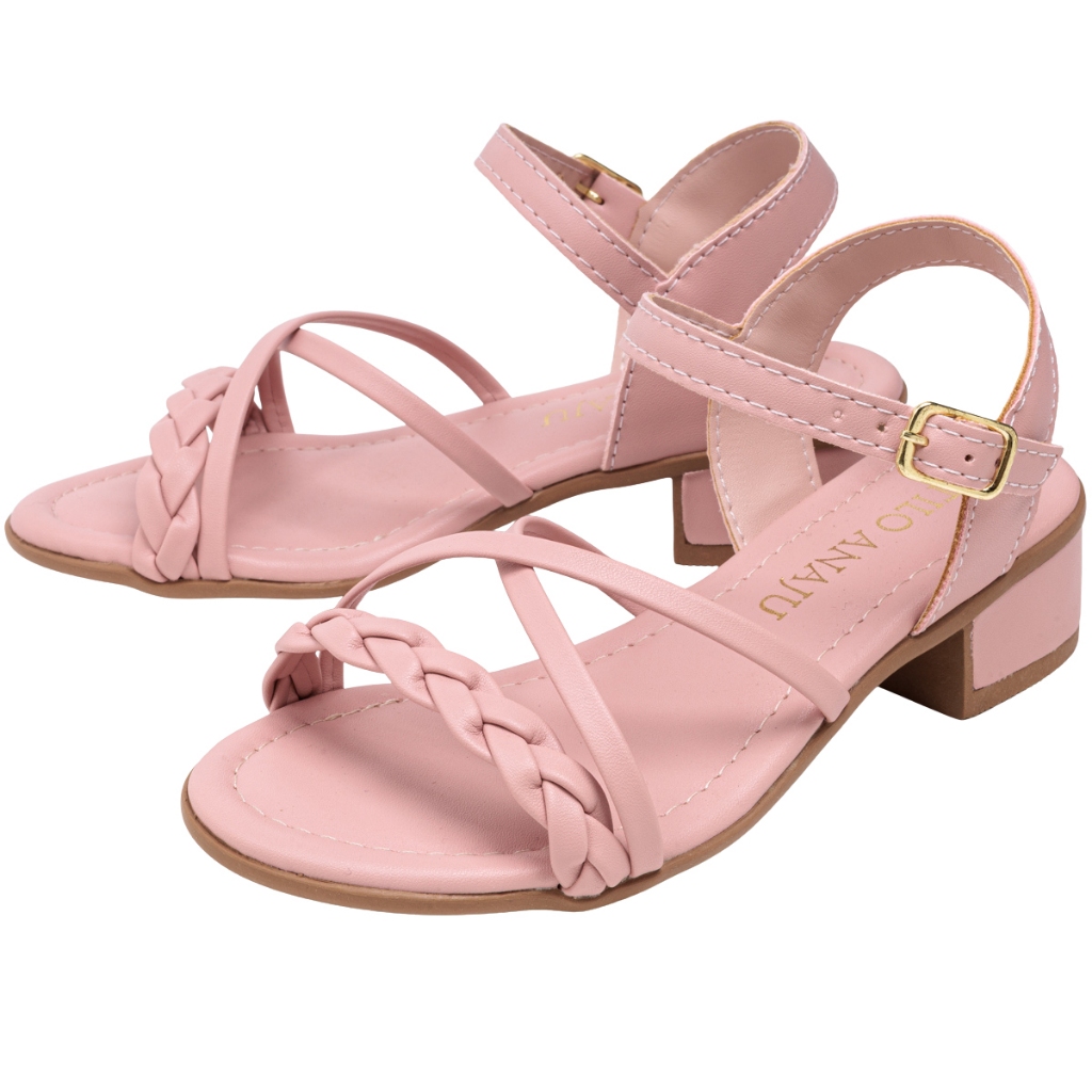 Sandália Leve Casual Juvenil Tiras em X Saltinho Baixo Dia a Dia Ref.049 em Oferta na Shopee