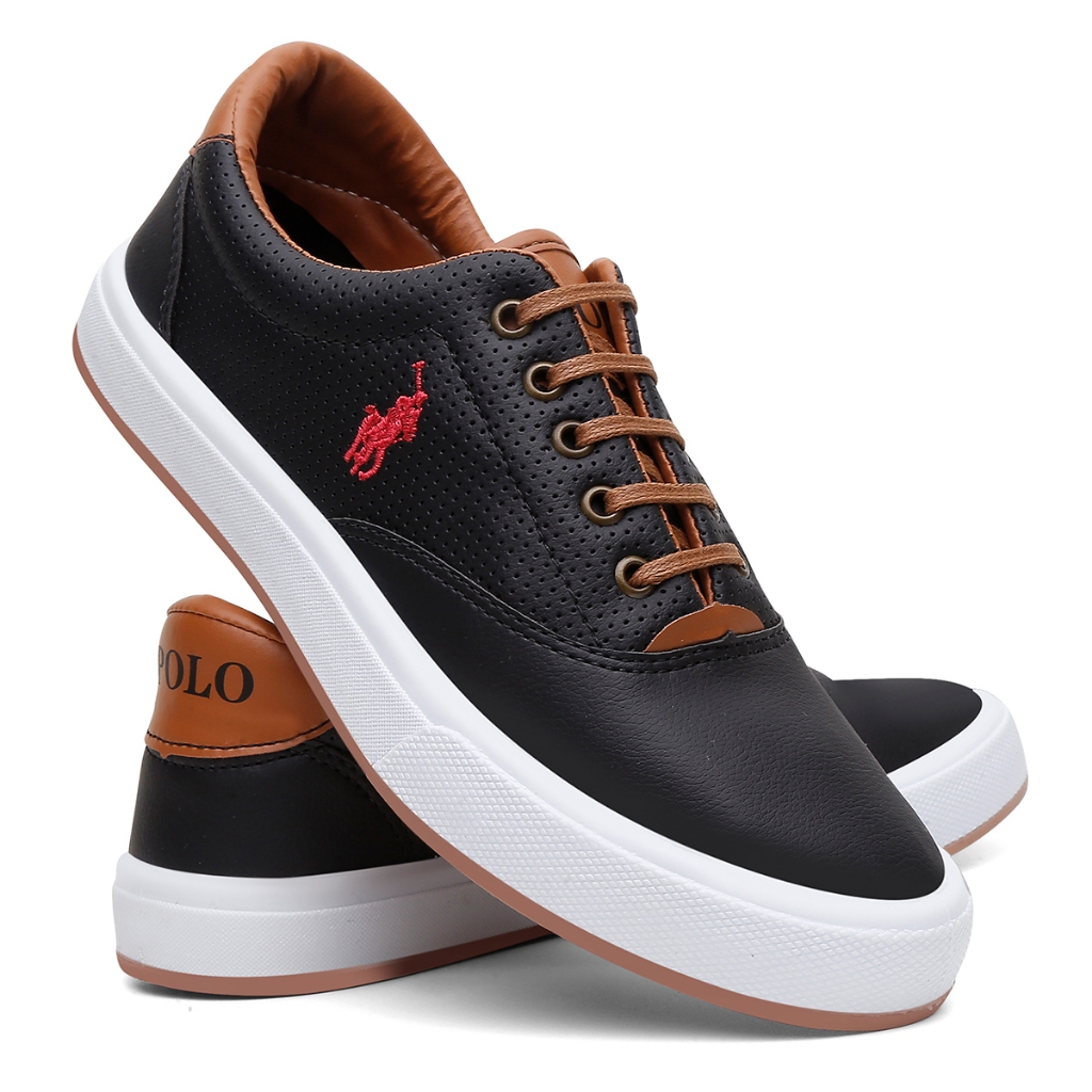 Sapatênis Casual Masculino Cano Baixo Estiloso Moderno Macio Confortavel Ideal Para Lazer - Negocios