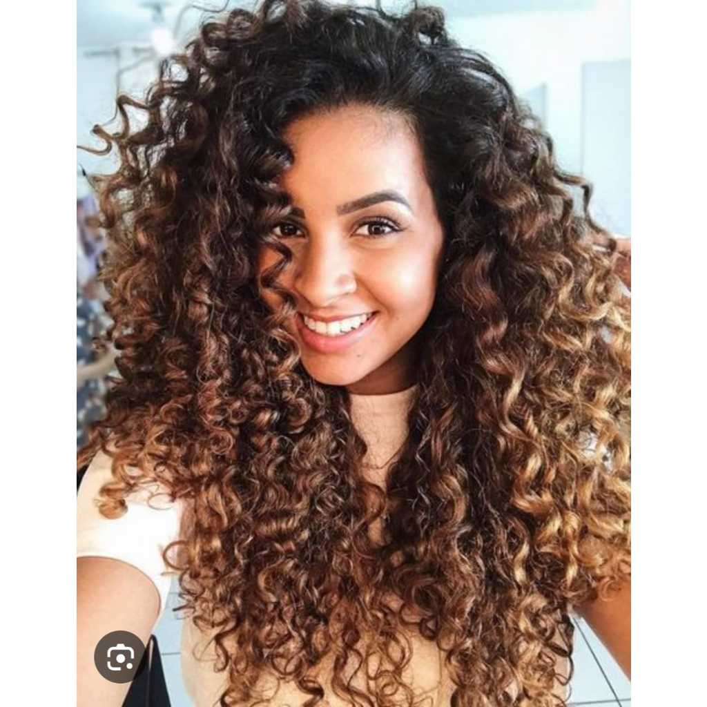 CABELO BRASILEIRO CACHEADO LOIRO E ESFUMADO