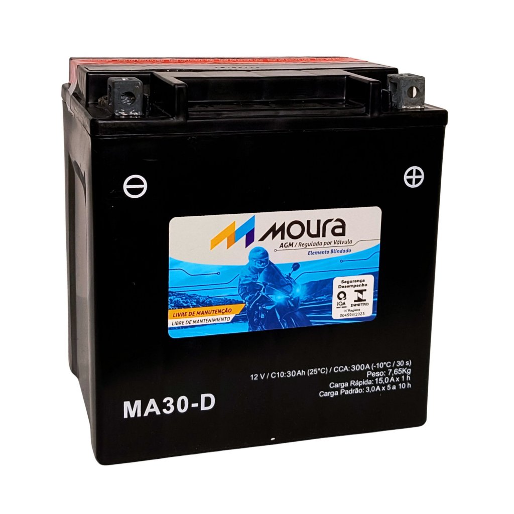 Bateria Moura Moto – MA30-D – 30 Ah