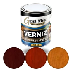 Verniz Para Madeira Base Água Sem Odor 900ml Godmix Premium