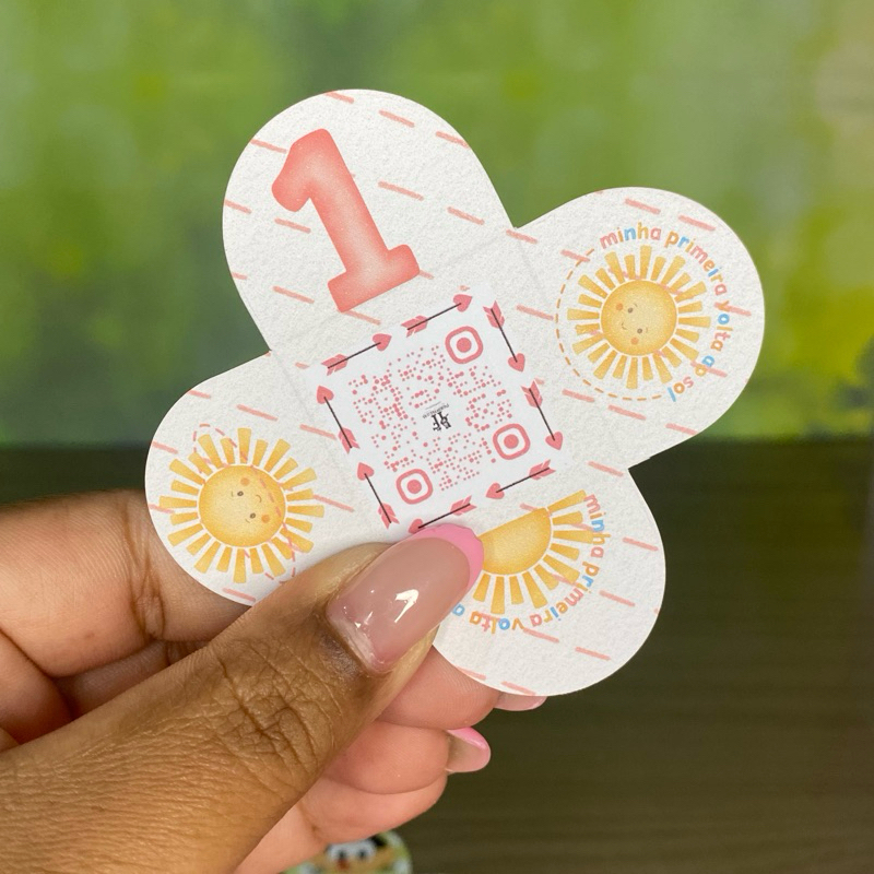 Forminha de Docinho MINHA PRIMEIRA VOLTA AO SOL MENINA Forminha temática para Brigadeiro Pétala festa aniversário em Oferta na Shopee