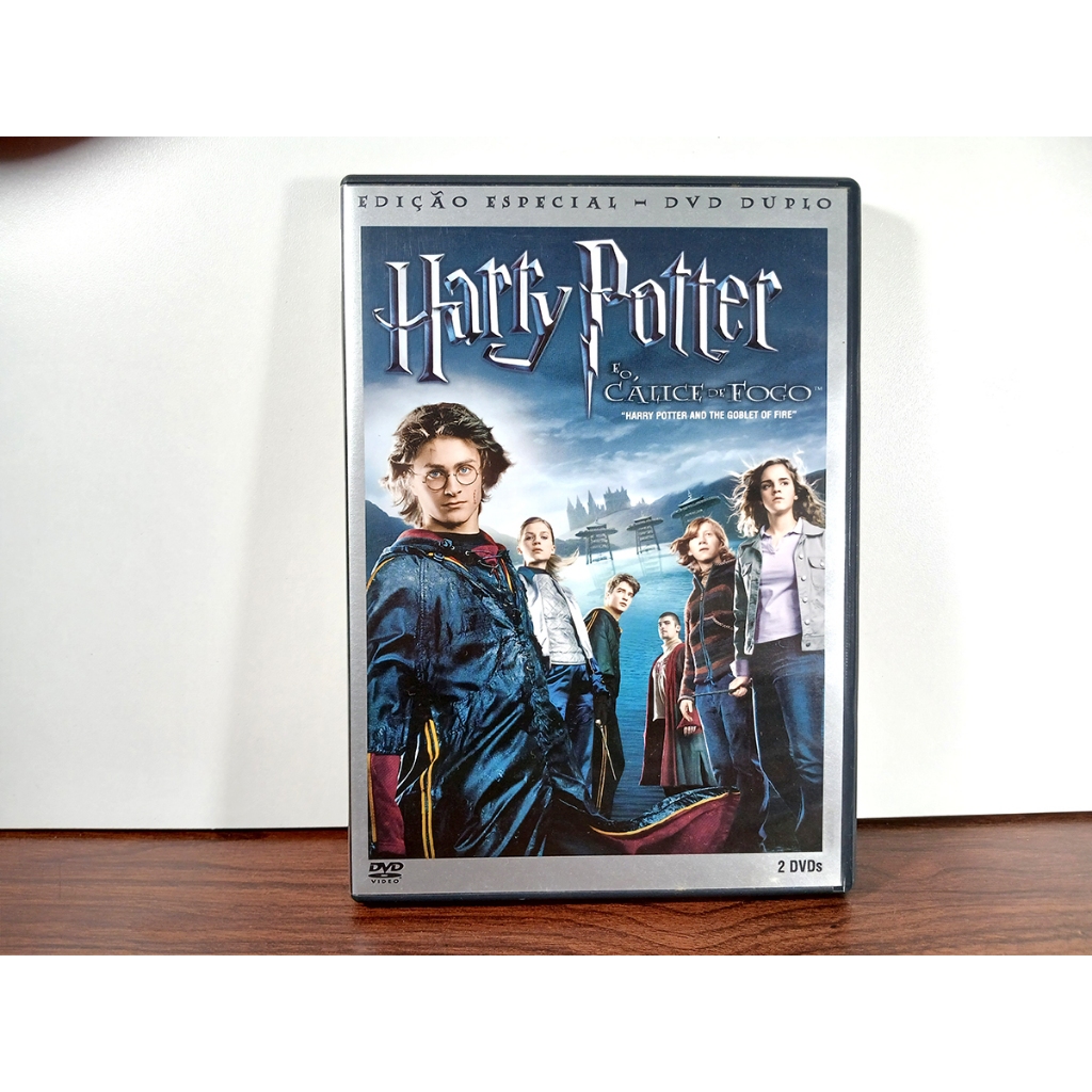 DVD DUPLO HARRY POTTER - E O CÁLICE DE FOGO - EDIÇÃO ESPECIAL 2005 – USADO - ORIGINAL - Aventura / Familia / Fantasia /
