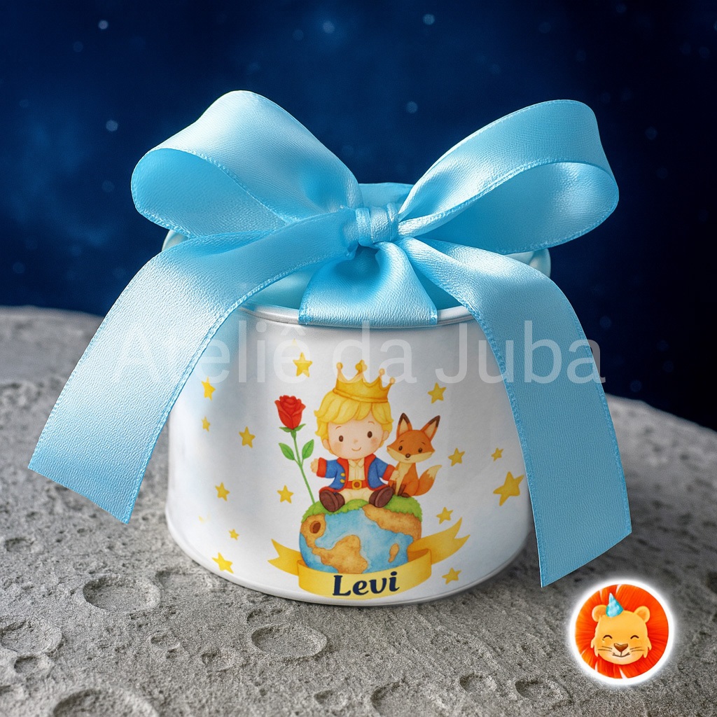 KIT Mini Tubolata Personalizada Pequeno Principe 5x6 cm - Vários Temas