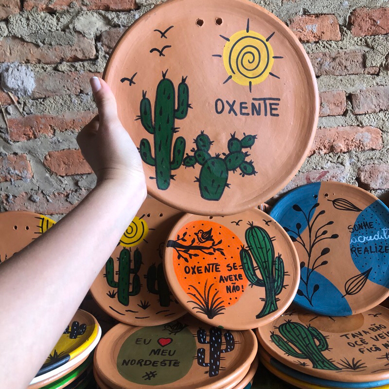 Prato Cerâmica Artesanal Parede: Onde Comprar | BuscaProdutos