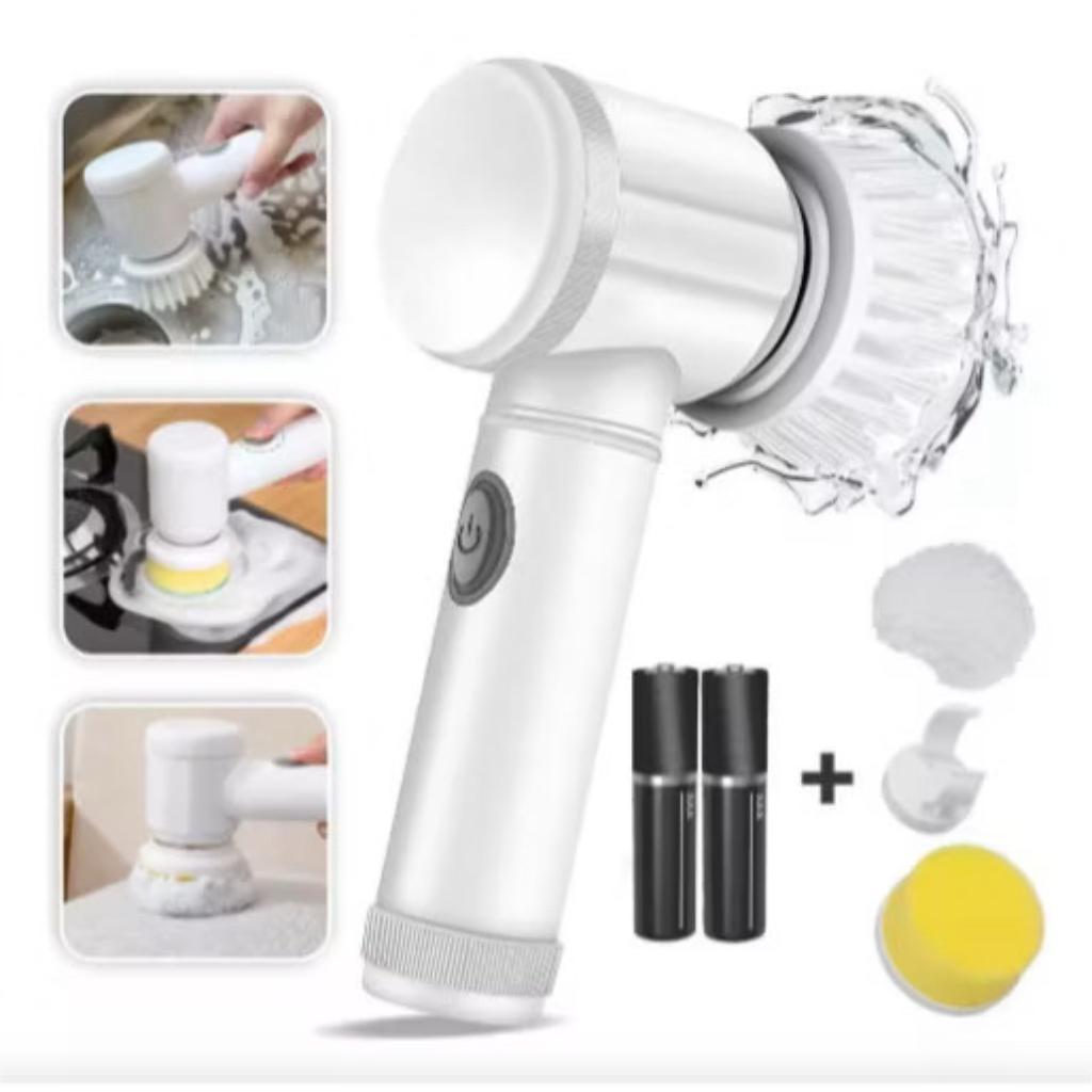 Escova Limpeza Elétrica Recarregável Portátil 5 Em 1 e 3 Em 1 Sem Fio.